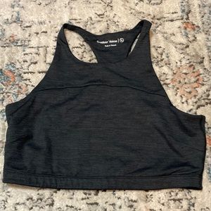 Outdoor Voices Move Free Crop Top TechSweat Fabric Night XL